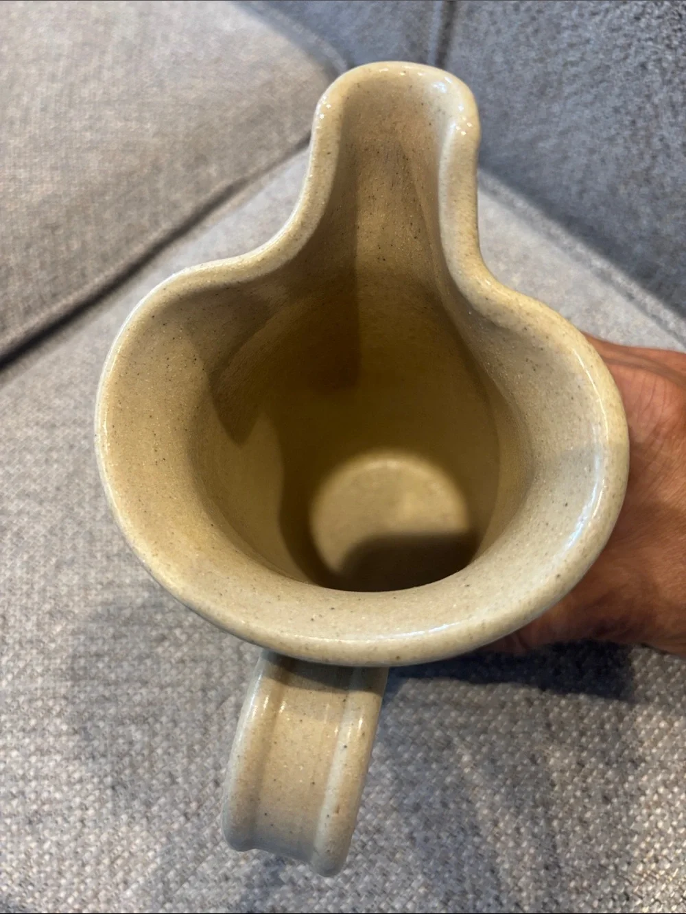 N/A beige stoneware